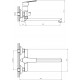 Смеситель Decoroom SO22 SO22043 универсальный однорычажный, хром