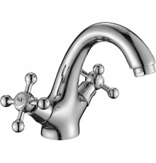 Смеситель для раковины Decoroom SO54 SO54011 двухвентильный, хром