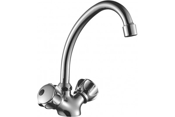 Смеситель для кухни Decoroom SO50 SO50028R двухвентильный, хром