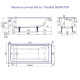 Чугунная ванна Delice Parallel 160x70 DLR_220504 прямоугольная, объем 150 л.