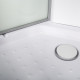 Душевая кабина Deto L901N 100 x 100 см без крыши четверть круга, поддон низкий