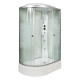 Душевая кабина Deto L720RGM+EL с гидромассажем и с электрикой 120 x 80 см, с крышей, прямоугольная-асимметричная, поддон средний
