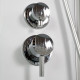 Душевая кабина Deto L720LN 120 x 80 см, без крыши, прямоугольная-асимметричная, поддон средний