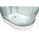 Душевая кабина Deto L720LN 120 x 80 см, без крыши, прямоугольная-асимметричная, поддон средний