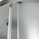 Душевая кабина Deto D D279S 90 x 90 см, с крышей, четверть круга, поддон средний