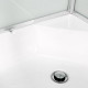 Душевая кабина Deto D D279S 90 x 90 см, с крышей, четверть круга, поддон средний