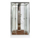 Душевая кабина Deto Z Z122 Espoo 120 x 90 x 220 см с подсветкой, хром, прямоугольная, поддон низкий