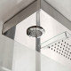 Душевая кабина Deto Z Z122 Espoo 120 x 90 x 220 см с подсветкой, с паром, хром, прямоугольная, поддон низкий