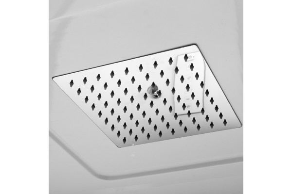 Душевая кабина Deto D D129S эл 120 x 90 см, с крышей и электрикой, прямоугольная, поддон низкий