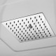 Душевая кабина Deto D D119S LED 110 x 90 см, с крышей и LED подсветкой, прямоугольная, поддон низкий