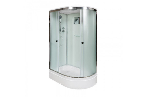 Душевая кабина Deto D D 272SL 120 x 80 см, с крышей, прямоугольная-асимметричная, поддон средний