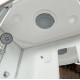 Душевая кабина Deto D D 272S LED R 120 x 80 см, с крышей и LED подсветкой, прямоугольная-асимметричная, поддон средний