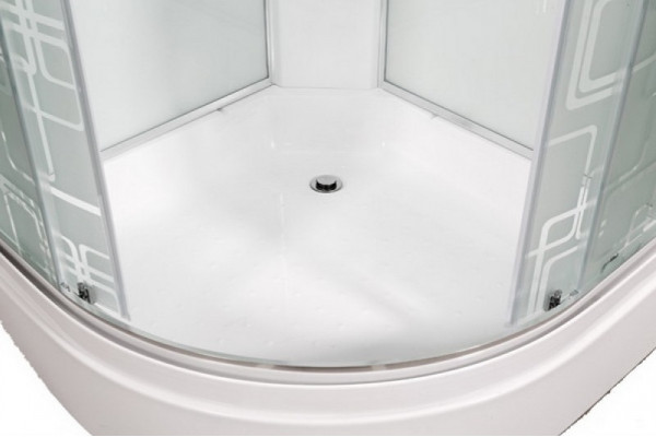 Душевая кабина Deto Em EM2790 N 90 x 90 см, без крыши, стандартная, четверть круга, поддон средний