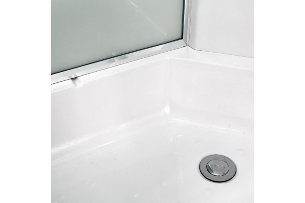 Душевая кабина Deto Em EM2790 N 90 x 90 см, без крыши, стандартная, четверть круга, поддон средний