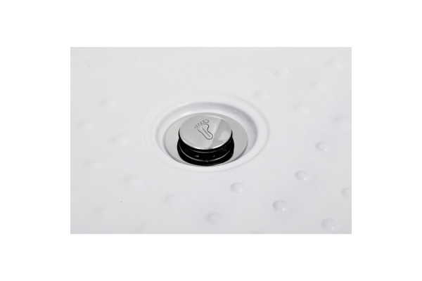 Душевая кабина Deto Em EM4511R эл 110 x 80 см, с крышей, с электрикой, прямоугольная-асимметричная, поддон глубокий