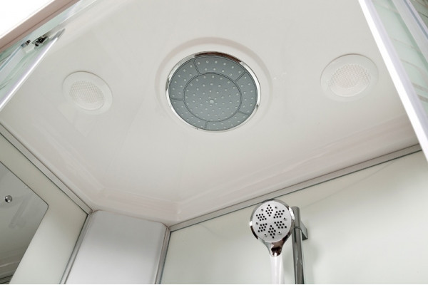 Душевая кабина Deto Em EM1512 R LED 120 x 80 см, с крышей, с Led подсветкой, прямоугольная-асимметричная, поддон низкий