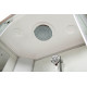 Душевая кабина Deto Em EM1512 R LED 120 x 80 см, с крышей, с Led подсветкой, прямоугольная-асимметричная, поддон низкий