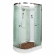 Душевая кабина Deto Em EM1512 R N 120 x 80 см, без крыши, прямоугольная-асимметричная, поддон низкий