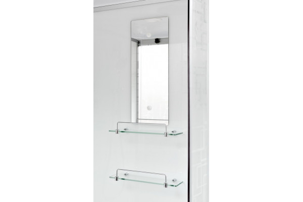 Душевая кабина Deto Em EM1512 R N 120 x 80 см, без крыши, прямоугольная-асимметричная, поддон низкий