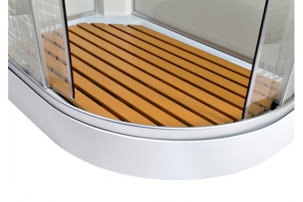 Душевая кабина Deto Em EM1512 R N 120 x 80 см, без крыши, прямоугольная-асимметричная, поддон низкий