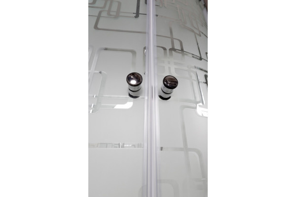 Душевая кабина Deto Em EM1512 L N LED гм 120 x 80 см, без крыши, с Led подсветкой, с гидромассажем, прямоугольная-асимметричная, поддон низкий