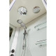 Душевая кабина Deto A 102 L 120 x 80 см, с крышей, Led и гидромассажем, прямоугольная-асимметричная, поддон низкий