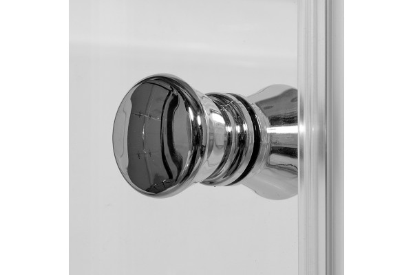 Душевая кабина Deto L520LN без крыши поддон средний, стекло прозрачное, левая