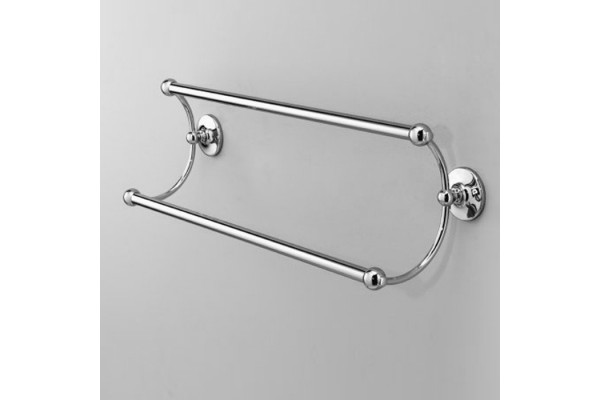 Devon&Devon Cavendish Полотенцедержатель двойной цвет хром WM09CR