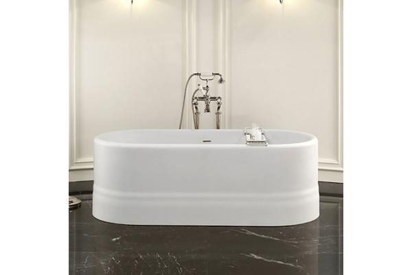 Devon DIVA Ванна 171x87xh705cм свободностоящая материал: white teс (без отв-й для смесителя и без слива) цвет: белый (СРОК производства увеличен!!! 1NADIVA