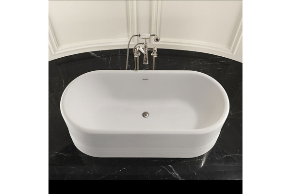 Devon DIVA Ванна 171x87xh705cм свободностоящая материал: white teс (без отв-й для смесителя и без слива) цвет: белый (СРОК производства увеличен!!! 1NADIVA