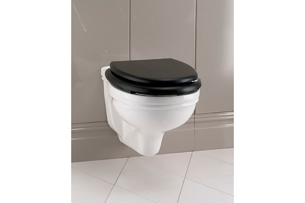 Унитаз подвесной Devon&Devon Rose  белый, овальный, антивсплеск, 35.5x55 см