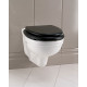 Унитаз подвесной Devon&Devon Rose  белый, овальный, антивсплеск, 35.5x55 см