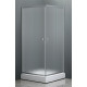 Душевой уголок Dolphin TN-206-J(4) 90x90, стекло fabric, квадратный, двери раздвижные