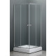 Душевой уголок Dolphin TN-206-J(4) 90x90 квадратный, двери раздвижные