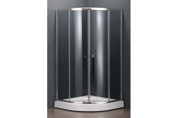 Душевой уголок Dolphin TN-209-J(5) 100x100 четверть круга, двери раздвижные