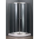 Душевой уголок Dolphin TN-209-J(5) 100x100 четверть круга, двери раздвижные