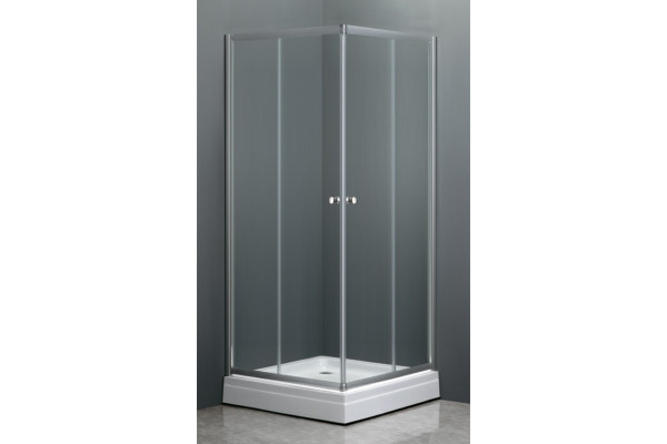 Душевой уголок Dolphin TN-205-J(4) 80x80 квадратный, двери раздвижные