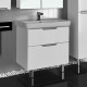 Мебель для ванной Dreja.Eco Q Plus 80 белая напольная, с подсветкой
