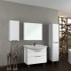 Тумба с раковиной Dreja.Eco Laguna Plus 105 белая, напольная, с ящиками