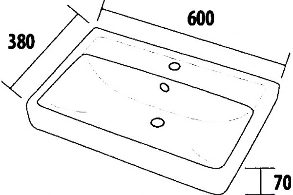 Мебель для ванной Dreja.eco Mini 60 подвесная, с дверками, с доводчиками