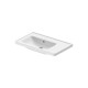 Duravit D-Neo Раковина накладная 800х480  мм ассим-раковина слева с переливом без отв. под смеситель цвет: белый 2369800060