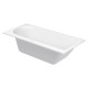 Duravit Darling New  Ванна 1700х750 мм акриловая прямоугольная встраиваемая или с панелямис наклоном для спины справа цвет белый 700243000000000