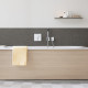 Duravit Darling New  Ванна 1700х750 мм акриловая прямоугольная встраиваемая или с панелямис наклоном для спины справа цвет белый 700243000000000