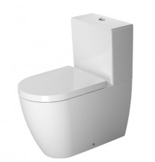 Duravit ME by Starck Бачок с механизмом двойного смыва хром 45/3 л для подключения снизу слева 390x180мм Цвет: Белый