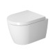 Duravit ME by Starck Унитаз подвесной Compact Rimless вкл. крепление Durafix  45л. 370x480мм с покрытием WonderGliss Цвет: Белый 25300900001