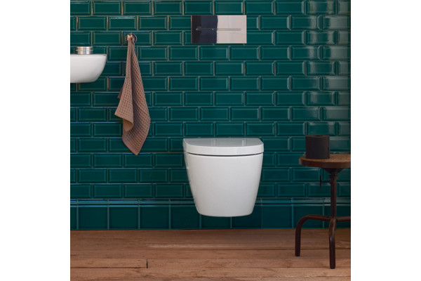 Duravit ME by Starck Унитаз подвесной Compact Rimless вкл. крепление Durafix  45л. 370x480мм с покрытием WonderGliss Цвет: Белый 25300900001