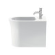 Duravit White Tulip Биде напольное 370x580х420 мм с переливом с 1 отв под смеситель цвет: белый 2293100000