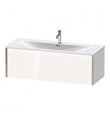 Duravit XViu Тумба подвесная 610x800x480мм для раковины #234412 1 ящик цвет: белый глянцевый/champagne matt