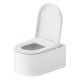 Duravit  Millio Унитаз подвесной  декор "Smooth"  370х570 мм крепление в компл.цвет белый шелковисто-матовый 250409FF