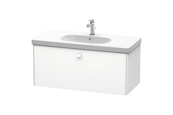 Duravit Brioso Тумба подвесная под раковину 1020х469х452 мм с 1 выдвижным ящиком цвет белый матовый 18 (для 034210) BR404701818